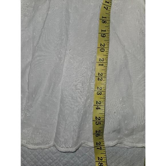 Matilda Jane Blouse Women's Size Small White Black Floral - Picture 10 of 11